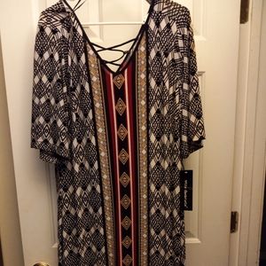 New - Multi print dress